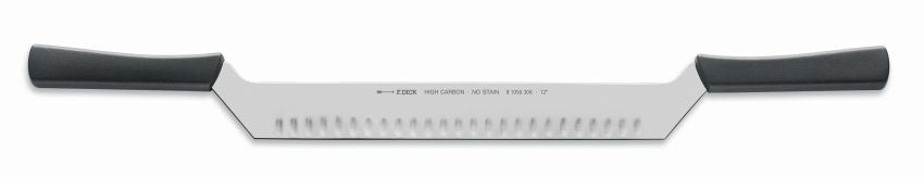 Nož za sir sa dve drške, sa Kullenschliff oštricom - 30 cm
