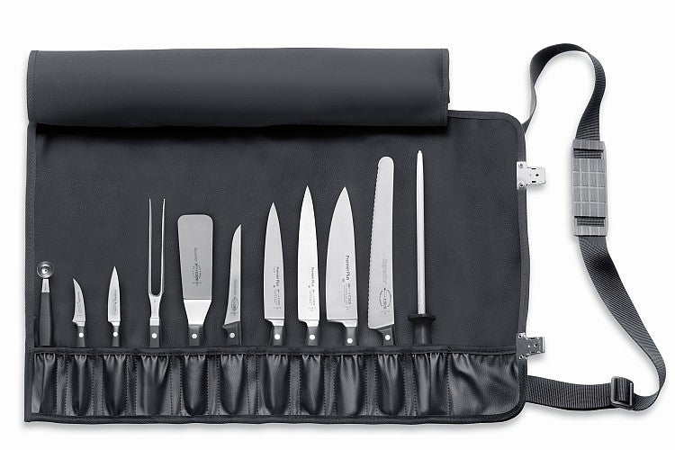 Profesionalni set kuvarskih noževa "Premier Plus" u rol-torbi od veštačke kože (11 kom)