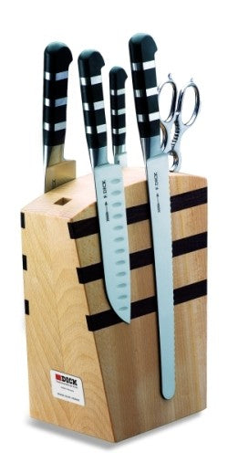 Set noževa sa magnetnim drvenim blokom -  serija 1905 (5 kom)