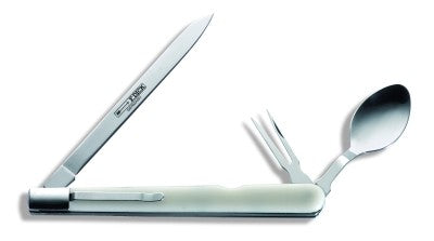 Preklopni "Švajcarac" degustacioni set sa nožem, viljuškom i kašikom